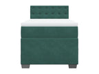 Bed base with mattress, dark green, 100x200 cm, PPJI97284