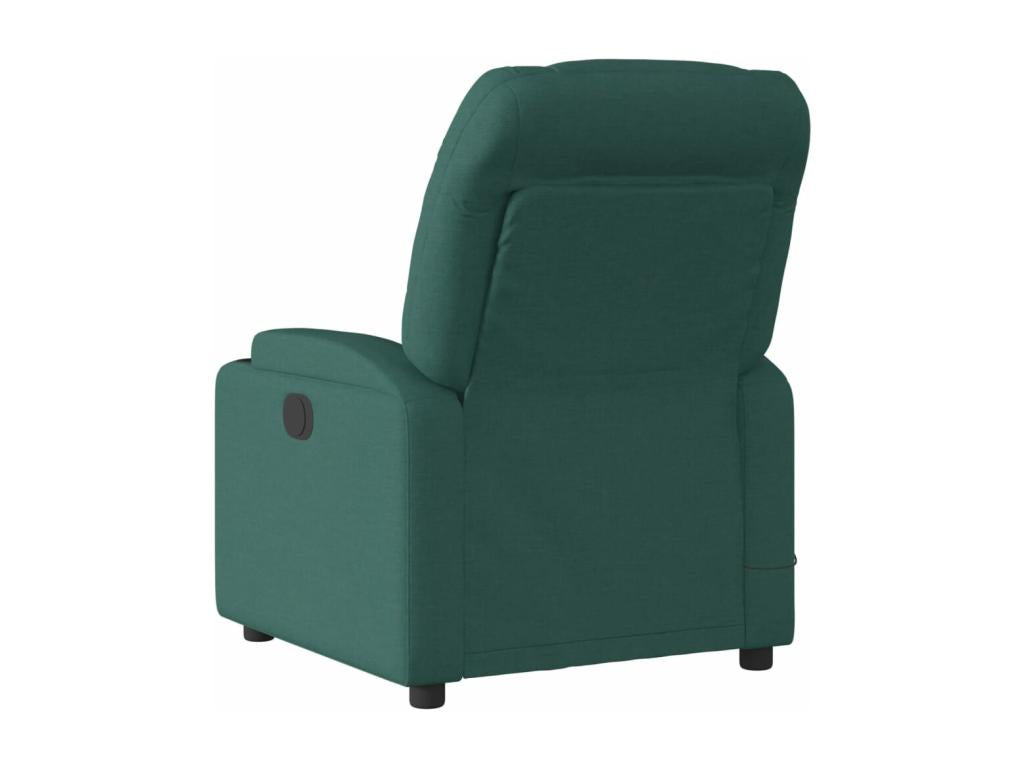 Electric Reclining Massage Chair, Dark Green Fabric WBGC34403