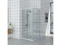 75x75 cm corner shower enclosure with easy entry, 200 cm high, made of tempered glass MHQT92628