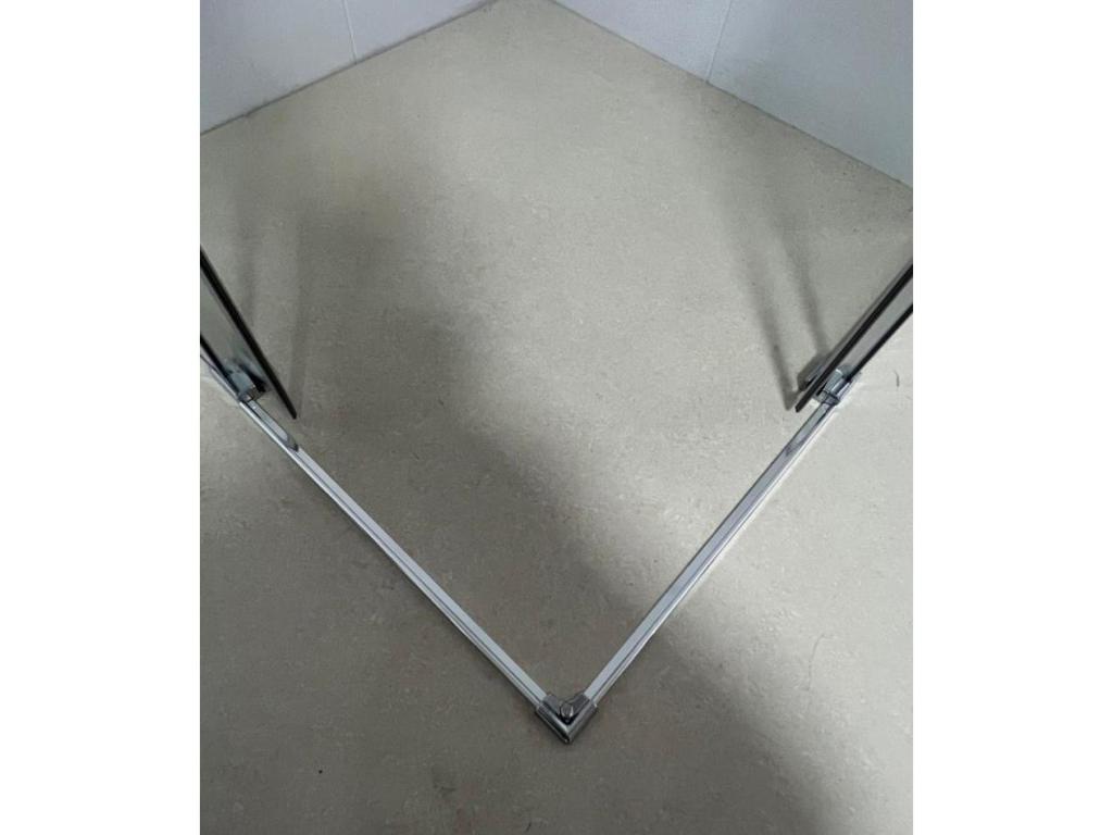 75x75 cm corner shower enclosure with easy entry, 200 cm high, made of tempered glass MHQT92628