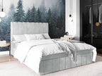 Boisona Continental Bed 106 Double Continental Gray 180x200 Tapestry 180x209cm LRZL64800