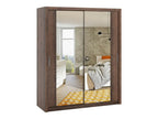 Boisona 119 Monastery Oak Wardrobe 215x180x62cm Sliding Wardrobe Doors SFTU04119
