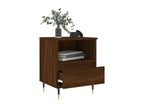 Bedside tables, 2 pcs, brown oak, 40x35x50 cm, engineered wood, BVDQ05533