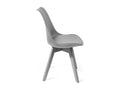 Set of 4 GREY chairs HJKC68019
