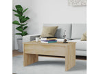 Boisona oak coffee table 80x50.5x41.5 cm engineered wood RXYM76687