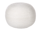 Boisona Pouf 50 cm 50 cm White KTBR60976
