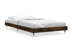 Bed frame without mattress, smoked oak, 90x190cm, engineered wood VBDK89335