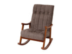 Boisona-K10 brown rocking chair with imitation walnut legs IJWO50409