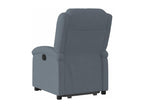Dark Grey Velvet Reclining Armchair XIFL84052