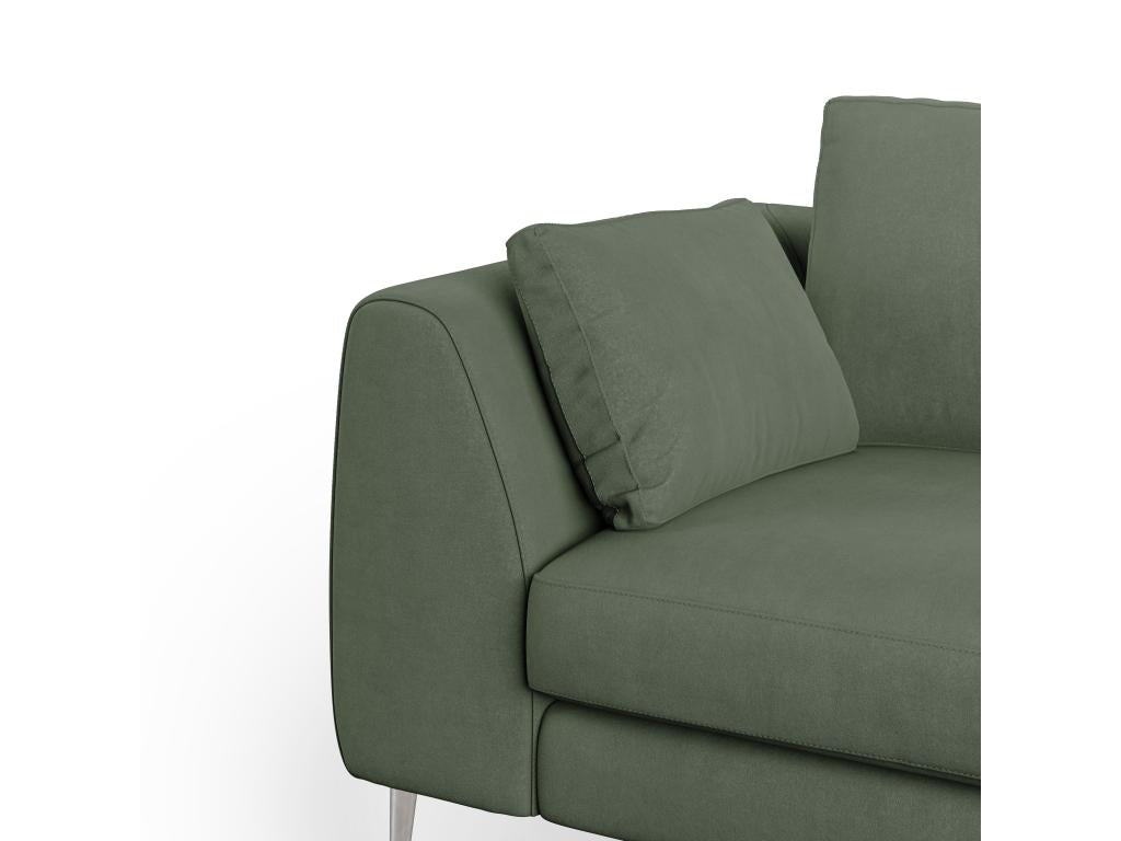 Boisona Modern Detachable Technical Microfiber Sofa T11 196 cm Green IFCK32729