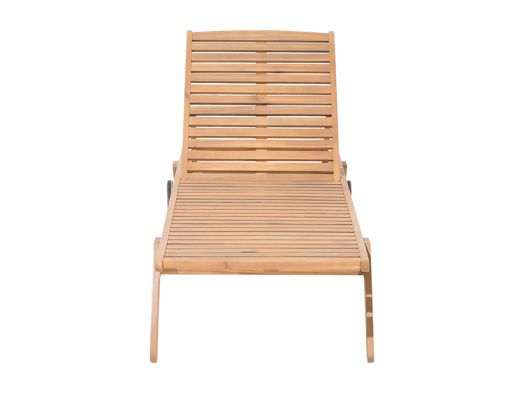 Boisona SFAV86050 Grey Wood Chaise Lounge with Cushion