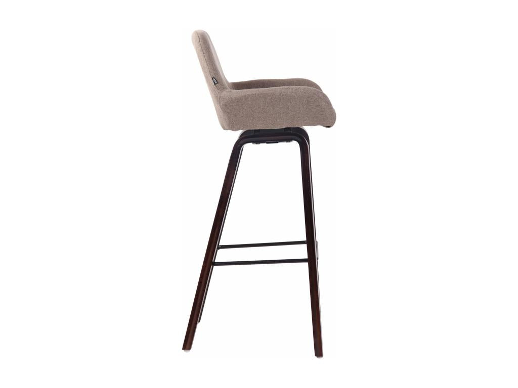 Brown wooden bar stool/chair, 52x51x103 cm, 10 0005286 WAAO56185
