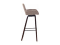 Brown wooden bar stool/chair, 52x51x103 cm, 10 0005286 WAAO56185