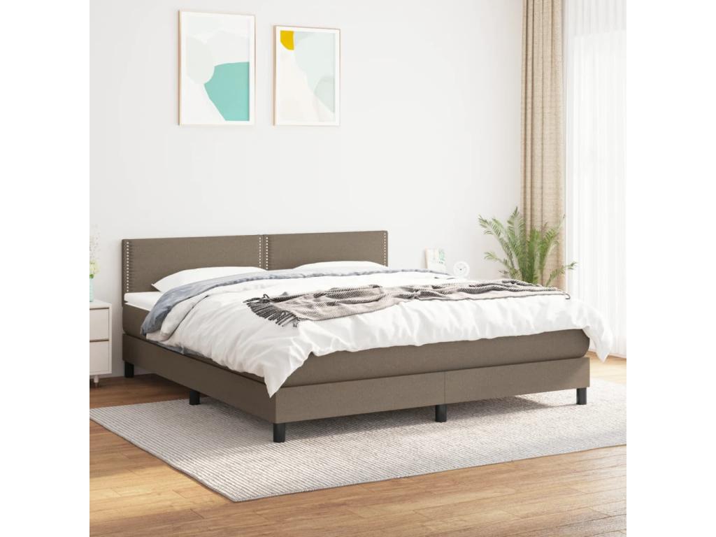 Upholstered bed base with Boisona mattress 180x200 cm Fabric YWHS32484