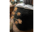 Square Sheepskin Pouf 45cm Green CXOR37570
