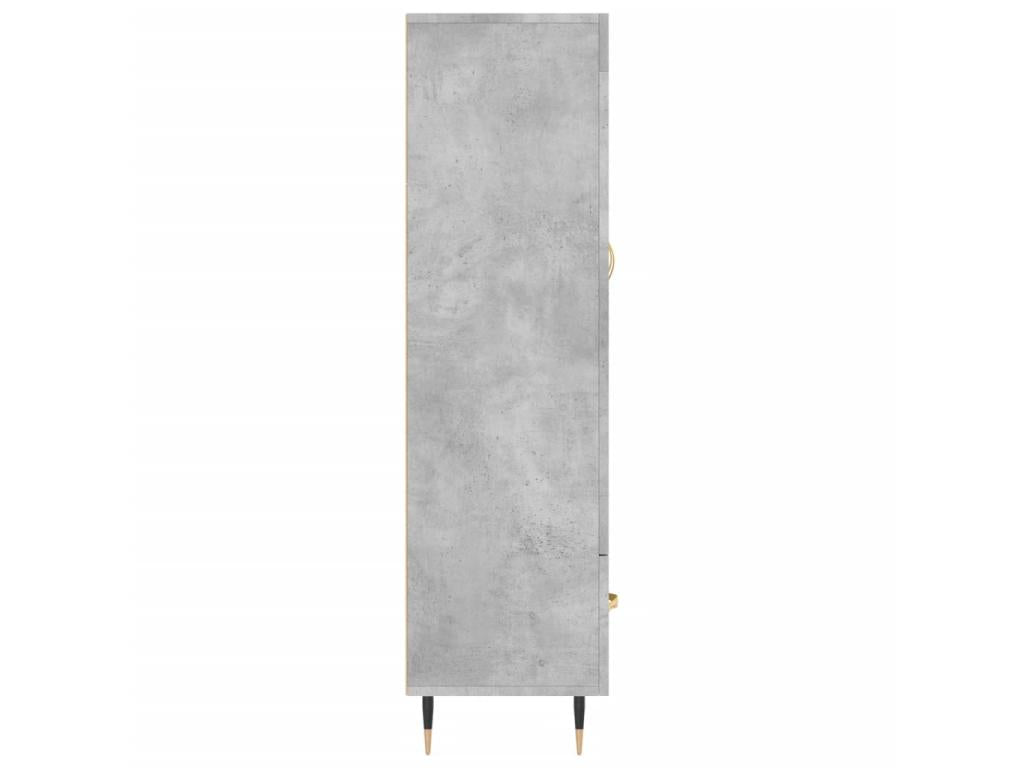 High sideboard, concrete grey, 69.5x31x115 cm, engineered wood, UGTB43511
