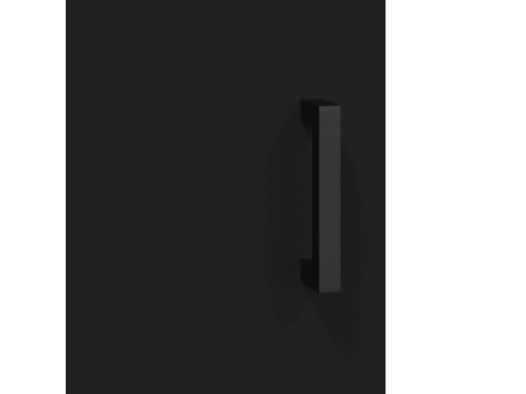 Black coffee table 90x50x40 cm engineered wood FYLH48700