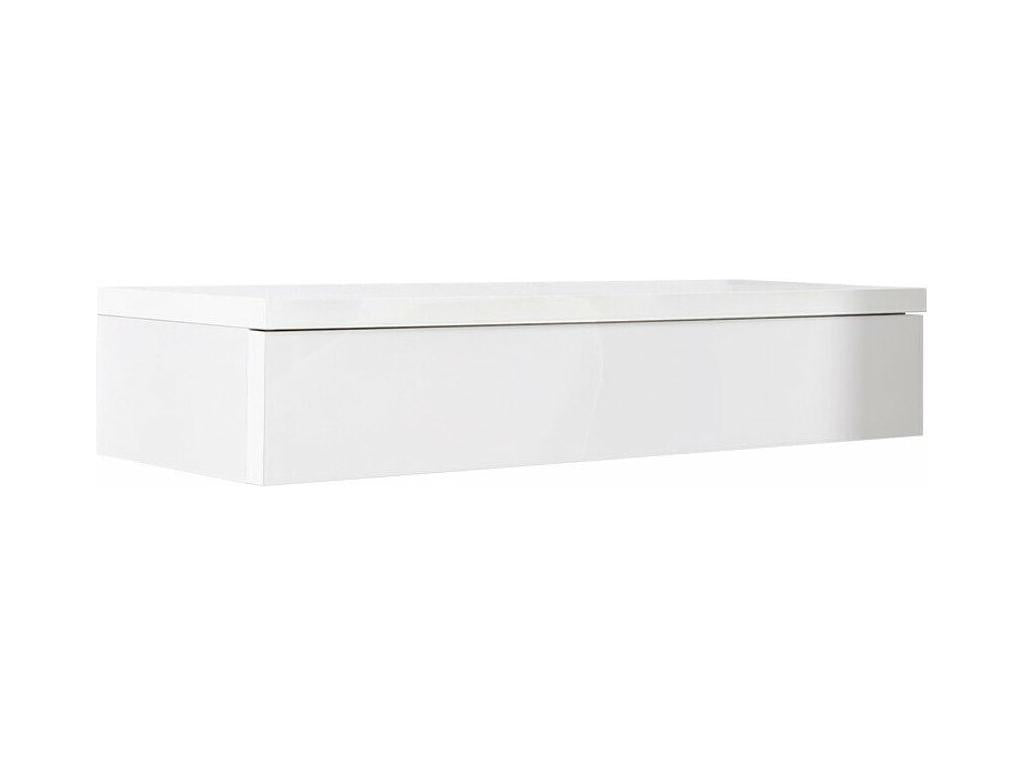 Boisona 186 Dressing Table, Glossy White - White 20x100x38cm WGXM50717