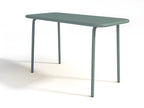 Children's metal garden table, 80 cm long - Almond green - Boisona LFHJ48911