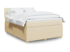 Boisona bed base with cream mattress 160x200 cm Fabric EWRW79047