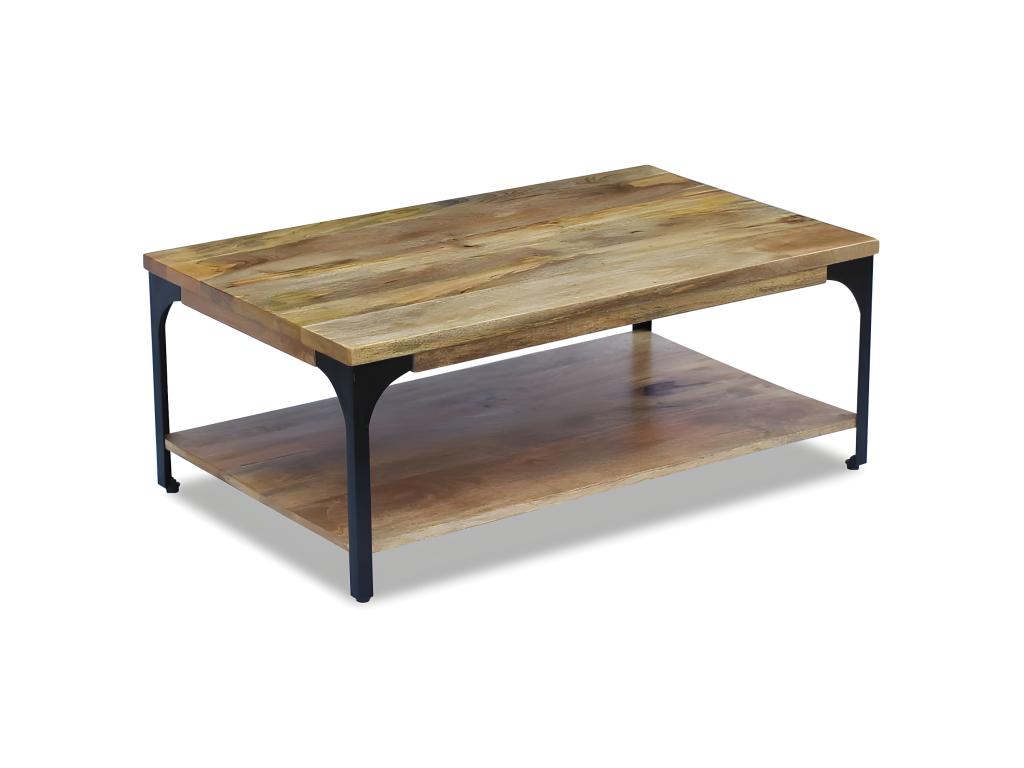 Mango wood coffee table 100x60x38 cm ABQJ26858