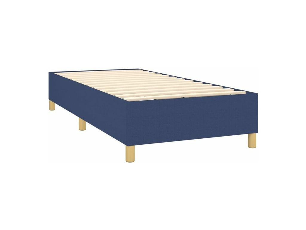 Boisona bed base with mattress, blue, 90x200 cm, fabric, TGHS25020