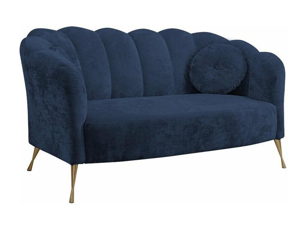 Boisona 151 Blue Sofa 155x83x78cm Upholstery Metal Legs XRNL03977