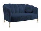 Boisona 151 Blue Sofa 155x83x78cm Upholstery Metal Legs XRNL03977