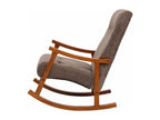 Boisona-K10 brown rocking chair with imitation walnut legs IJWO50409