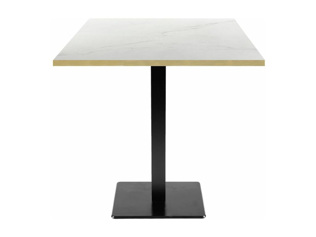 Table 70x70 cm - Boisona marble model with brass edges LSAY83099