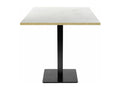 Table 70x70 cm - Boisona marble model with brass edges LSAY83099