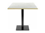Table 70x70 cm - Boisona marble model with brass edges LSAY83099