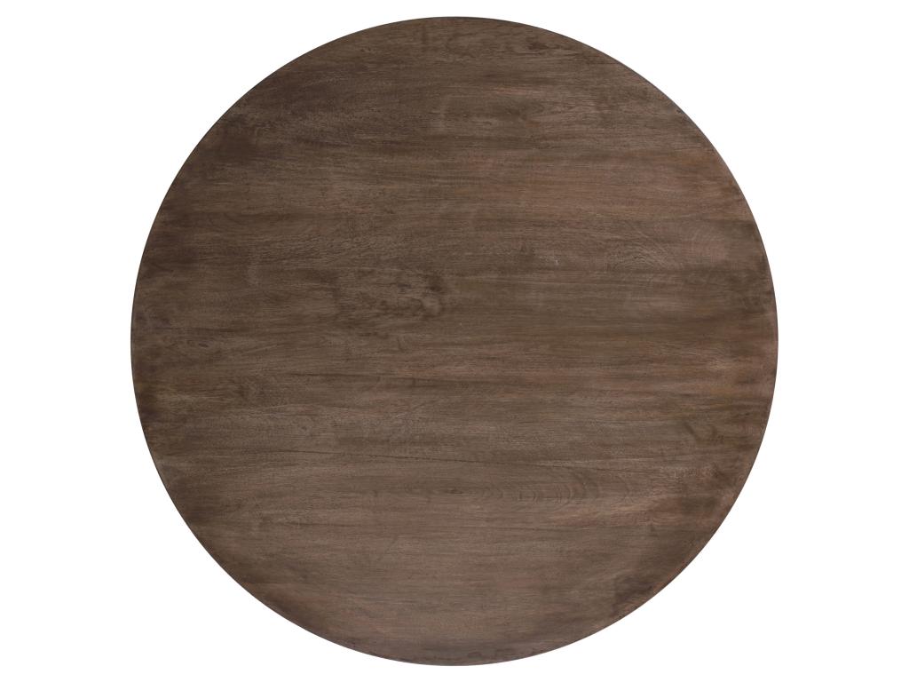 Modern round coffee table, side table, natural wood Elariva SEDJ00841