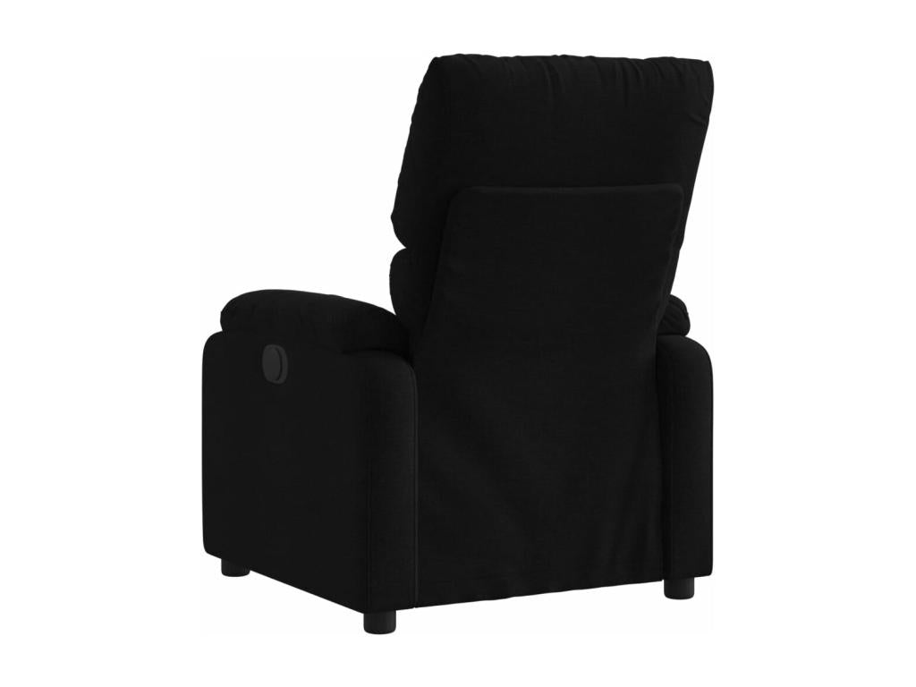 Black Fabric Reclining Armchair OBWV11227