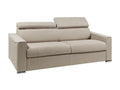 4-seater express convertible sofa in beige fabric - 160 cm sleeping area - 18 cm mattress Boisona PSQI73035