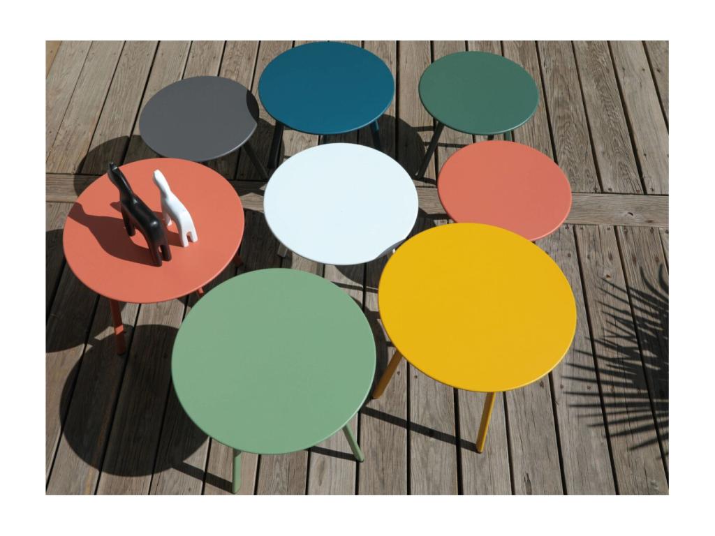 Boisona 50cm Steel Garden Coffee Table MLEV13145