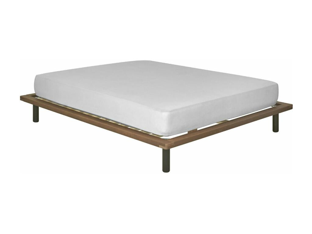 Bed pack with 160x200 cm mattress, solid beech wood, Boisona BEMV22216