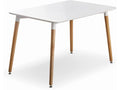 Boisona - Rectangular Scandinavian Style Table - White SVSI96191