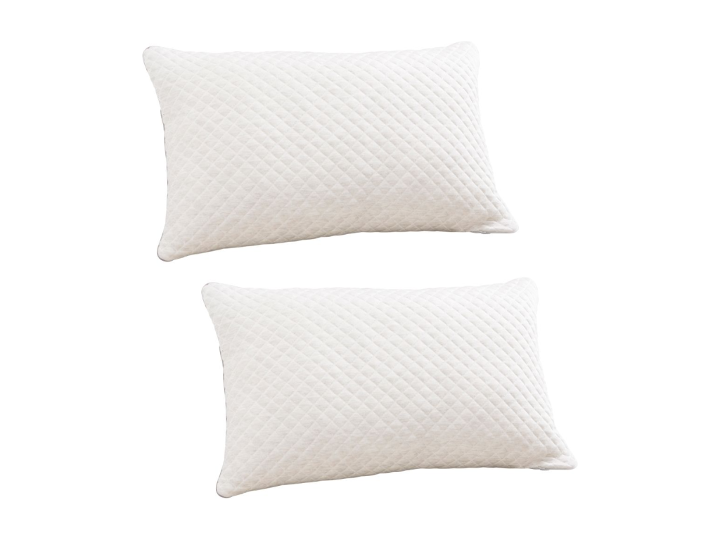 Comfort Foam Mattress Set - 140x200cm - Foam - 18cm and Boisona Grey Slatted Base DEYJ71824