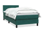 Boisona bed base and dark green 80x210 cm velvet mattress TTJF06138