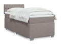 Boisona bed base with Boisona mattress 90x190 cm Fabric ORXP53559