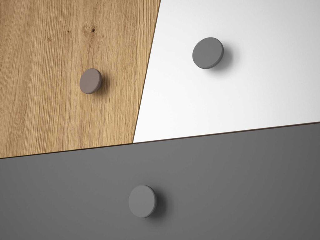 Boisona 107 White TV Stand - Boisona Oak, 2 doors, 120x45x40cm, JDQG17587