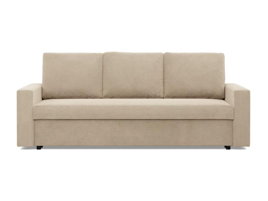 Boisona 3-seater sofa with sleeper function - Beige GEWY08307