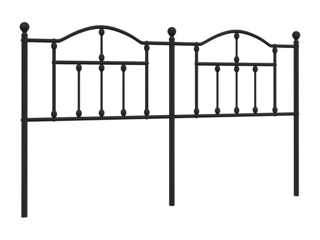 Black metal headboard 180cm GPYP93620