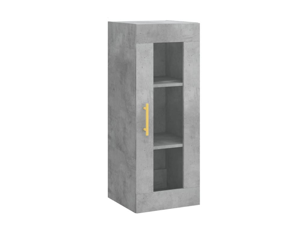 High sideboard, concrete grey, 34.5x34x180 cm, engineered wood, DMZB48130