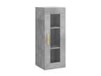 High sideboard, concrete grey, 34.5x34x180 cm, engineered wood, DMZB48130