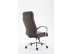 Office chair - Fabric / Chrome metal - Dark grey - Boisona TXLM99581