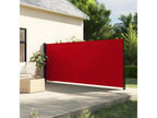 Red retractable side awning 180x500 cm MLJW97857