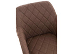 Gondola chair - Fabric / Metal - Brown - Lysvia HNCR34142