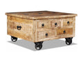 Mango wood coffee table 70cm FNES39578